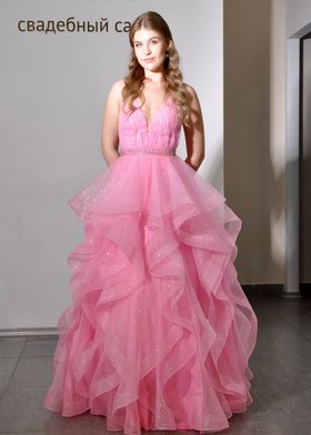 Вечернее платье Пудровый вайб