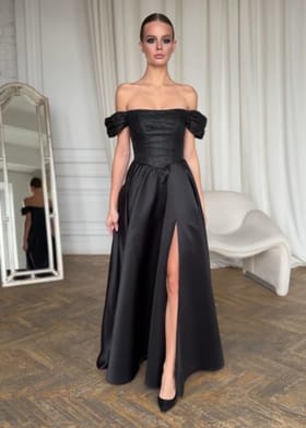 Вечернее платье Блеск полуночи: алмазная классика