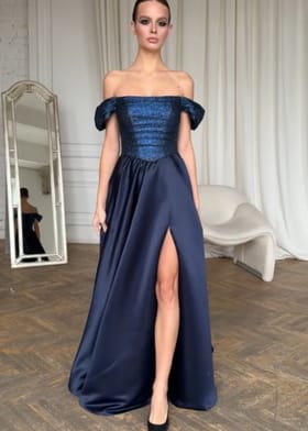 Вечернее платье Ночной сапфир