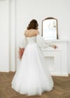Свадебное платье Свадебное платье-трансформер, с открытым верхом