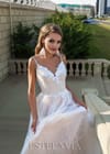 Свадебное платье Легкое воздушное свадебное платье на изящных лямочках