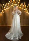 Свадебное платье Силуэтное свадебное платье трансформер  с рукавами 