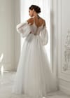 Свадебное платье Свадебное платье на тонких лямках с отдельными рукавами
