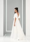 Свадебное платье Легкое шелковое свадебное платье с открытой спиной