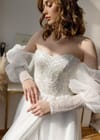 Свадебное платье Свадебное платье-трансформер с разрезом и мерцающей юбкой