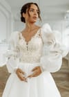 Свадебное платье Свадебное платье с необычными рукавами, романтичный стиль