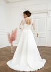 Свадебное платье Шифоновое свадебное платье с кружевом макраме