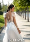 Свадебное платье Свадебное платье с изящными рукавами и легкой юбкой